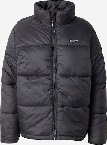 Veste mi-saison 'MORAGA' Pepe Jeans en noir : devant