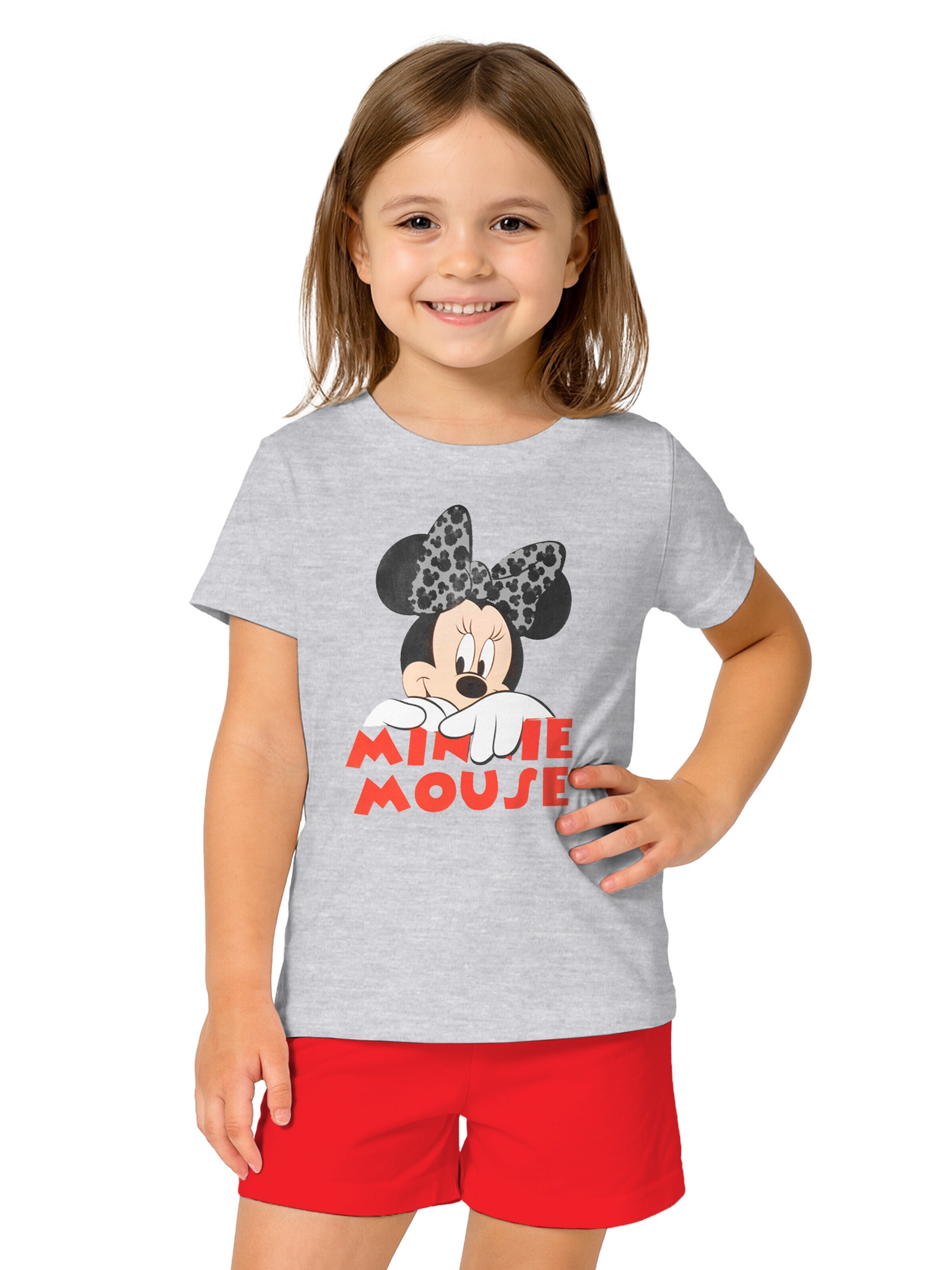 Disney Minnie Mouse Schlafanzug‌‌ in Mischfarben: Vorderseite