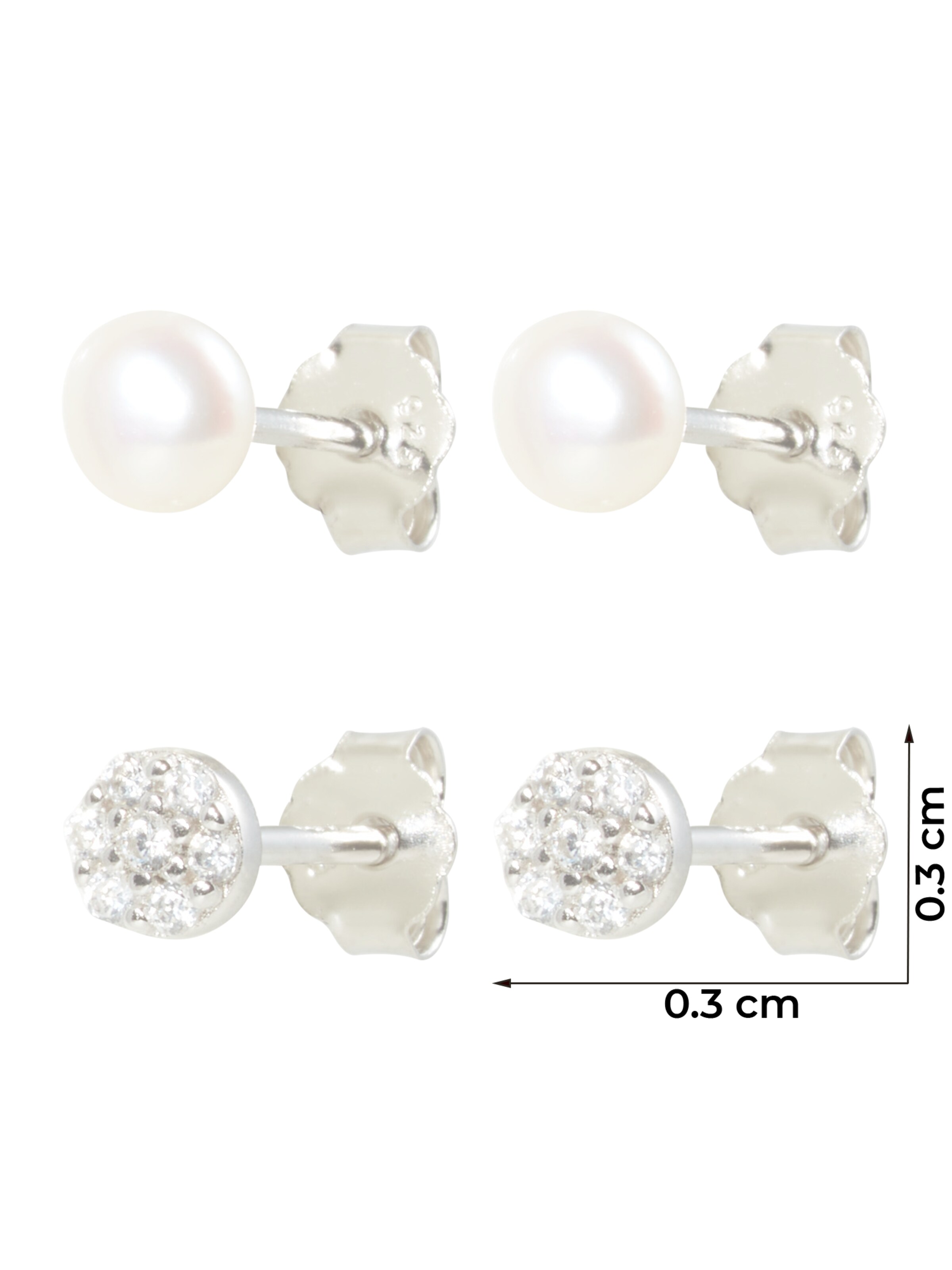 Boucles d'oreilles Glanzstücke München en argent