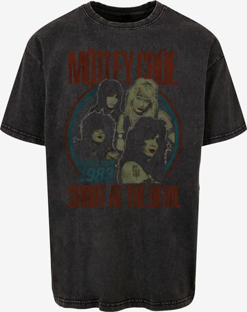 Maglietta 'Motley Crue - SATD Tour 1983' di Merchcode in nero: frontale