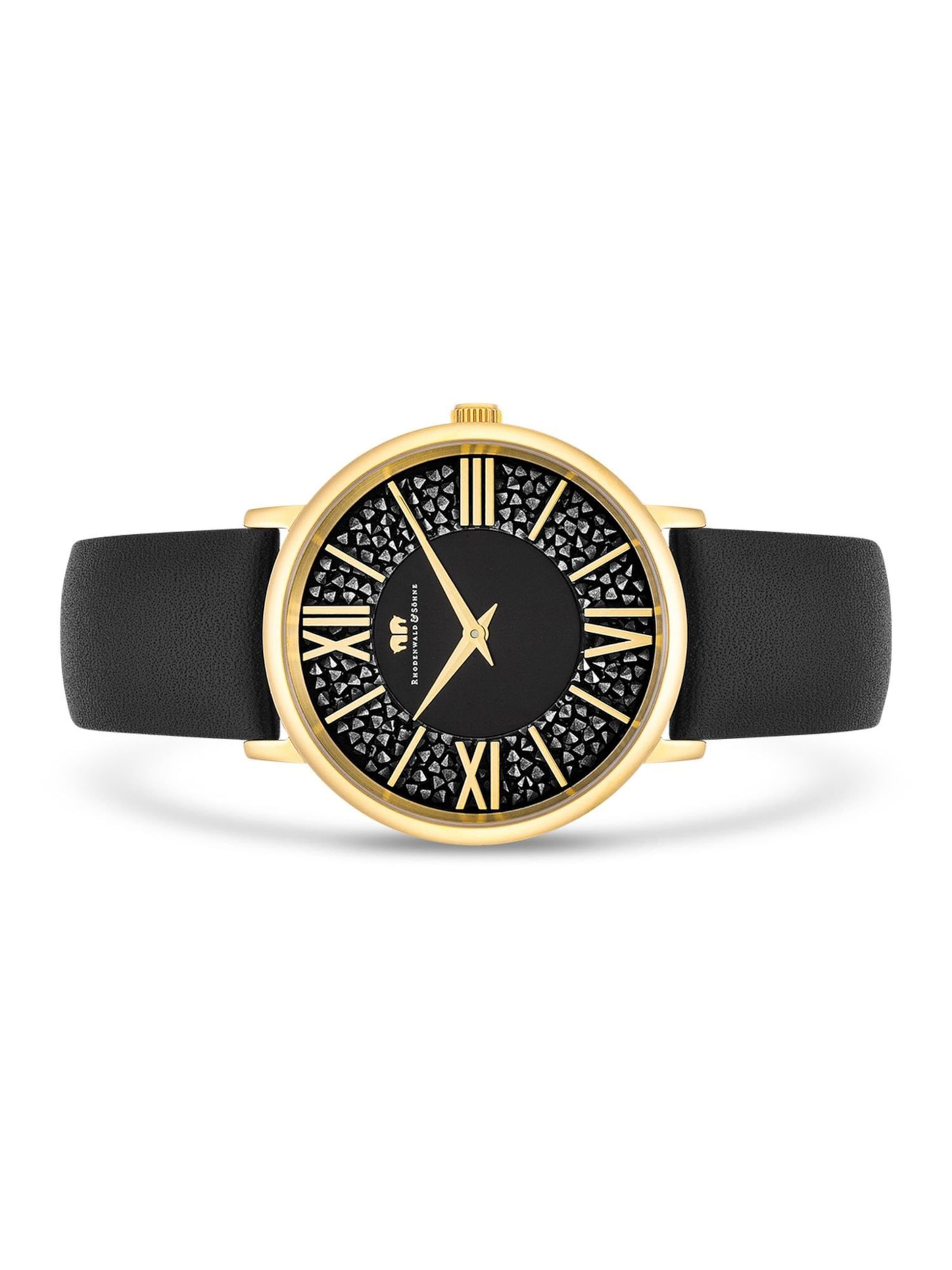 Rhodenwald & Söhne Analog watch in Black