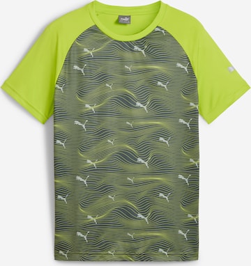 PUMA T-shirt 'Poly' i grön: framsida