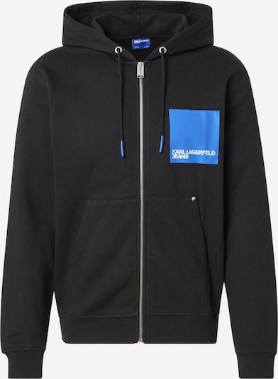 KARL LAGERFELD JEANS Bluza rozpinana w kolorze niebieski / czarny / białym, Podgląd produktu