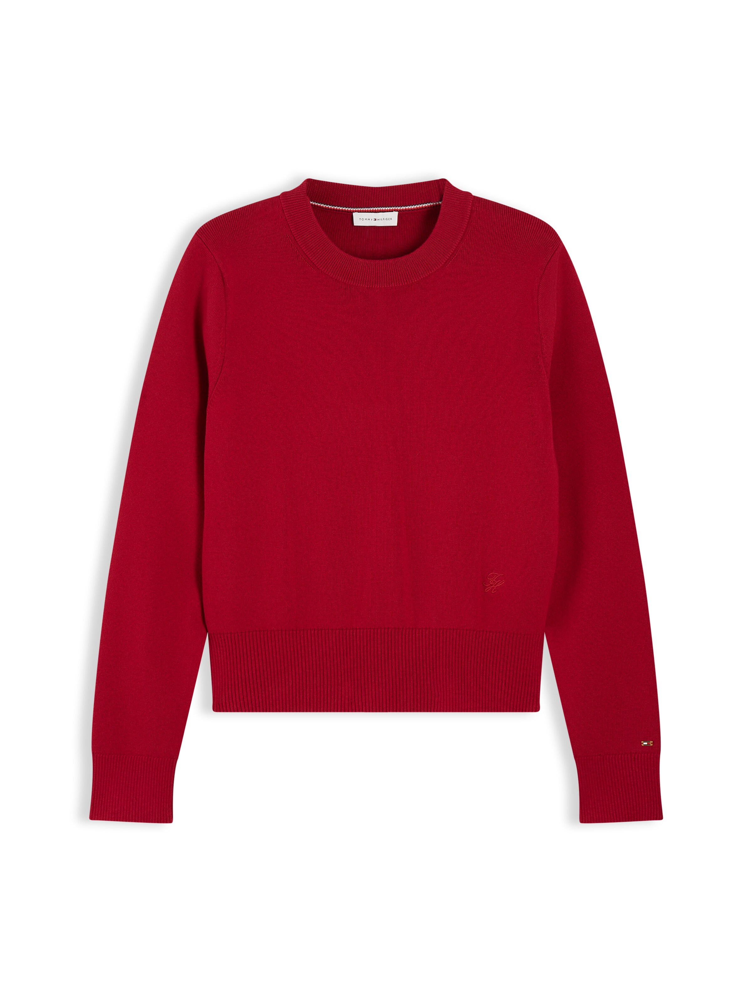 TOMMY HILFIGER Sveter - Červená: predná strana