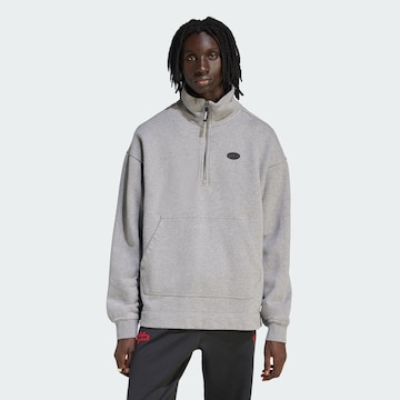 ADIDAS ORIGINALS Sweatshirt in Grey: front