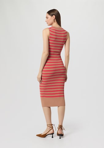 COMMA Dress in Beige: back