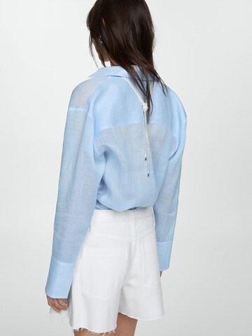 Regular Pantalon à pince 'Ibiza' MANGO en blanc