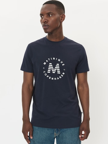 Matinique T-shirt 'Jeramy' i blå: framsida