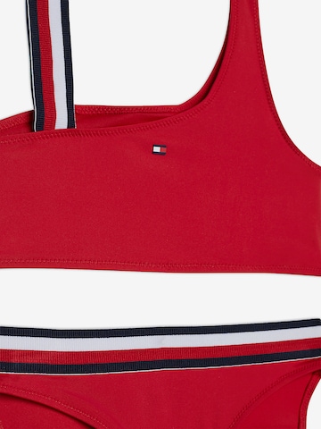 Tommy Hilfiger Underwear Bustier Bikini värissä punainen