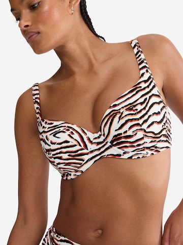 TRIUMPH Bustier Bügel-Bikini-Top ' Red Label Summer Wild ' in Beige