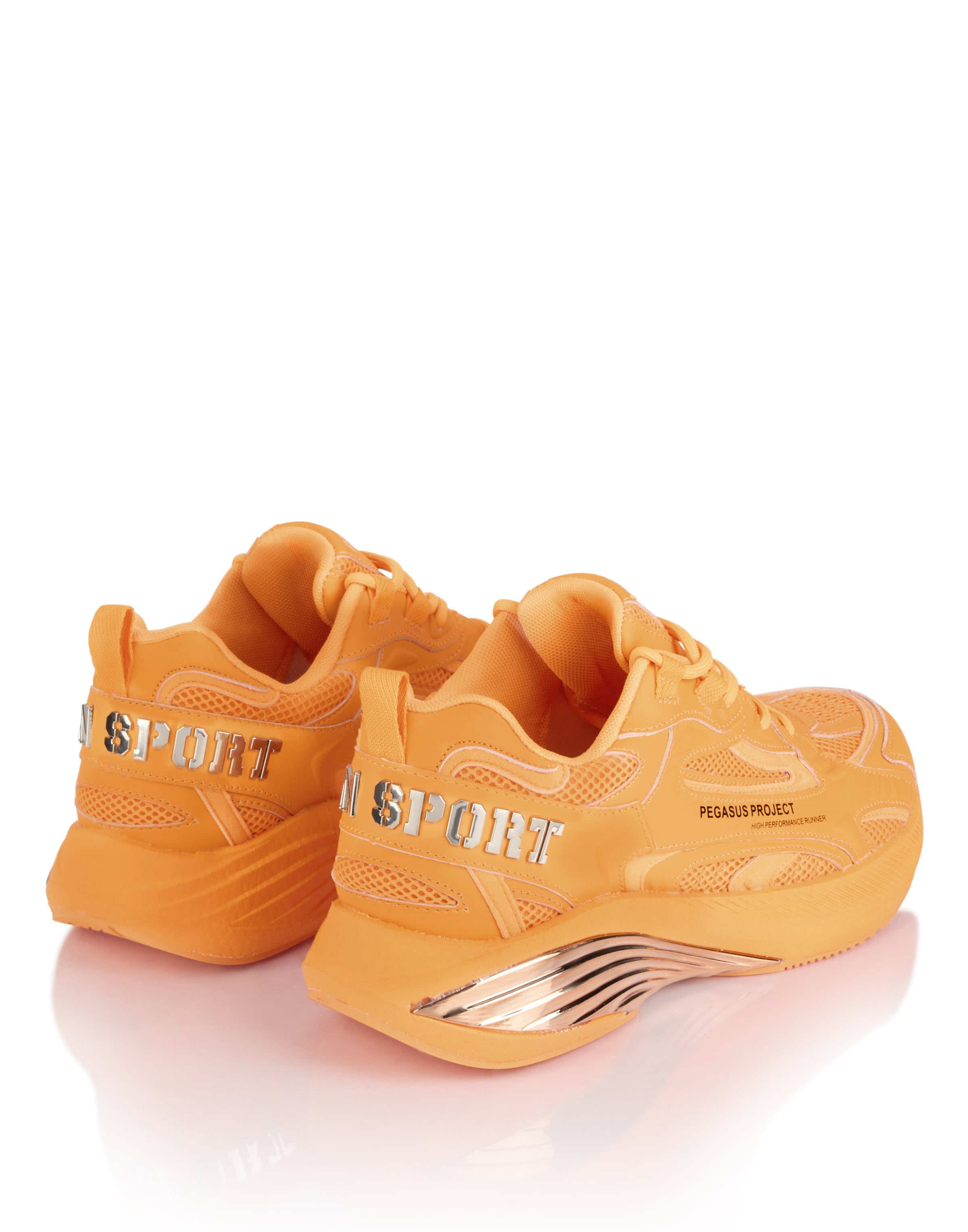 Plein Sport - Zapatillas deportivas bajas 'Pegasus Project' en naranja