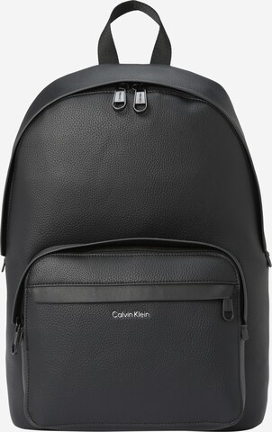 Sac à dos Calvin Klein en noir : devant