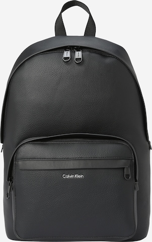 Sac à dos Calvin Klein en noir : devant