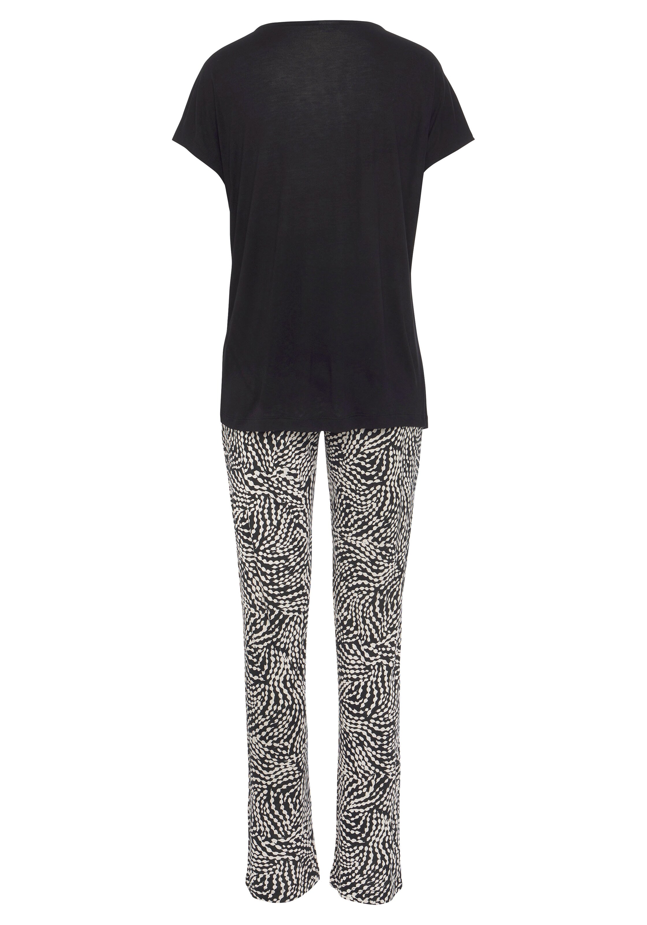 LASCANA Pyjamas i svart