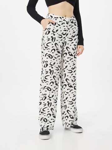 Wide Leg Pantalon 'FERGIE' Aware en blanc : devant