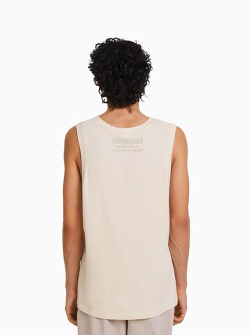 T-Shirt Bershka en blanc