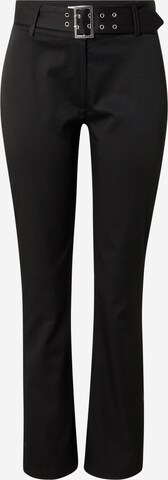 Bootcut Pantalon 'Luce' SHYX en noir : devant