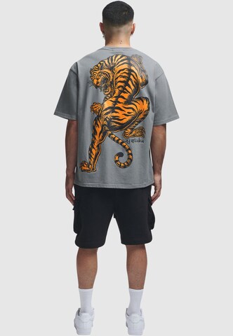 2Y Studios T-Shirt 'Tiger' in Grau