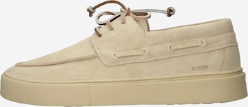 BLACKSTONE Moccasins 'Ruby Agwe DG510' in Beige: front
