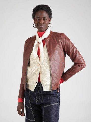 Maze Between-Season Jacket in Brown: front