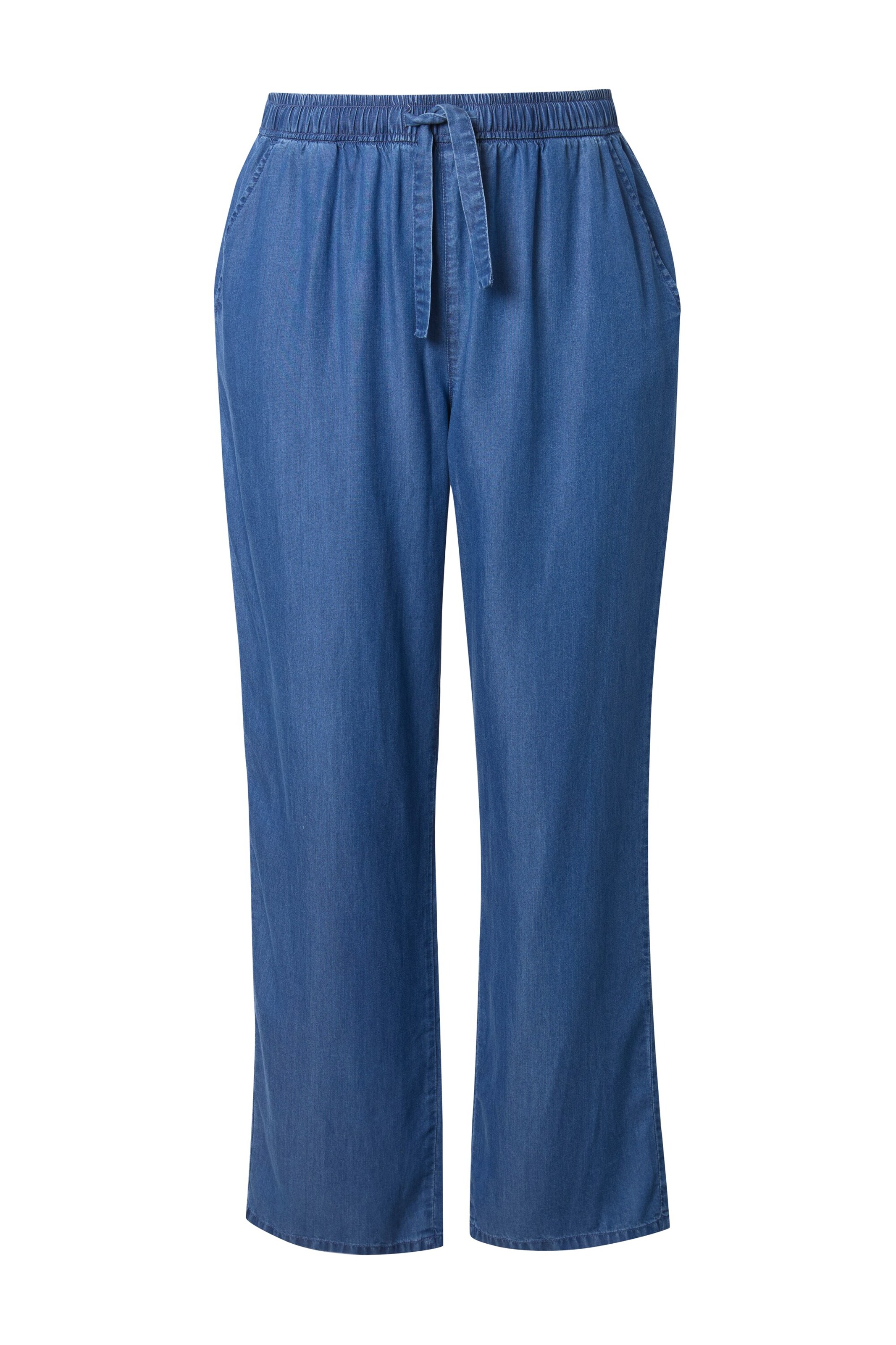 Ulla Popken Regular Hose in Blau: Vorderseite