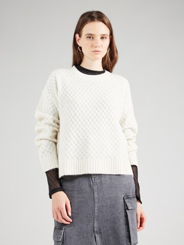 Pull-over 'JDYBIGUM' JDY en blanc : devant