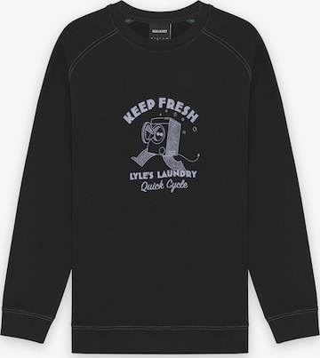 Sweat-shirt 'Keep Fresh' Lyle & Scott en noir : devant