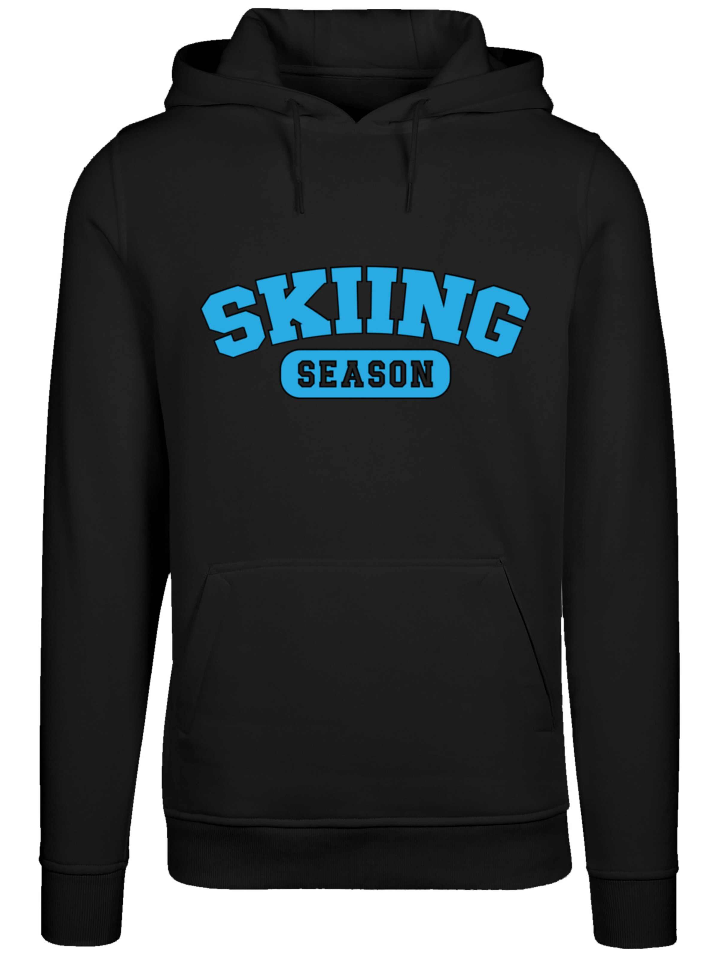 F4NT4STIC Sweatshirt 'Skiing Season' in Zwart: voorkant