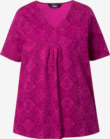 Ulla Popken Shirt in Roze: voorkant