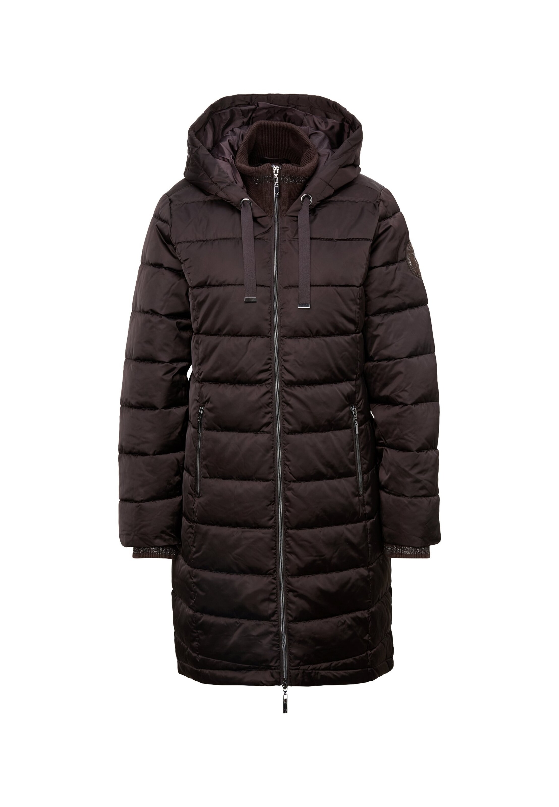 Manteau d’hiver monari en marron : devant