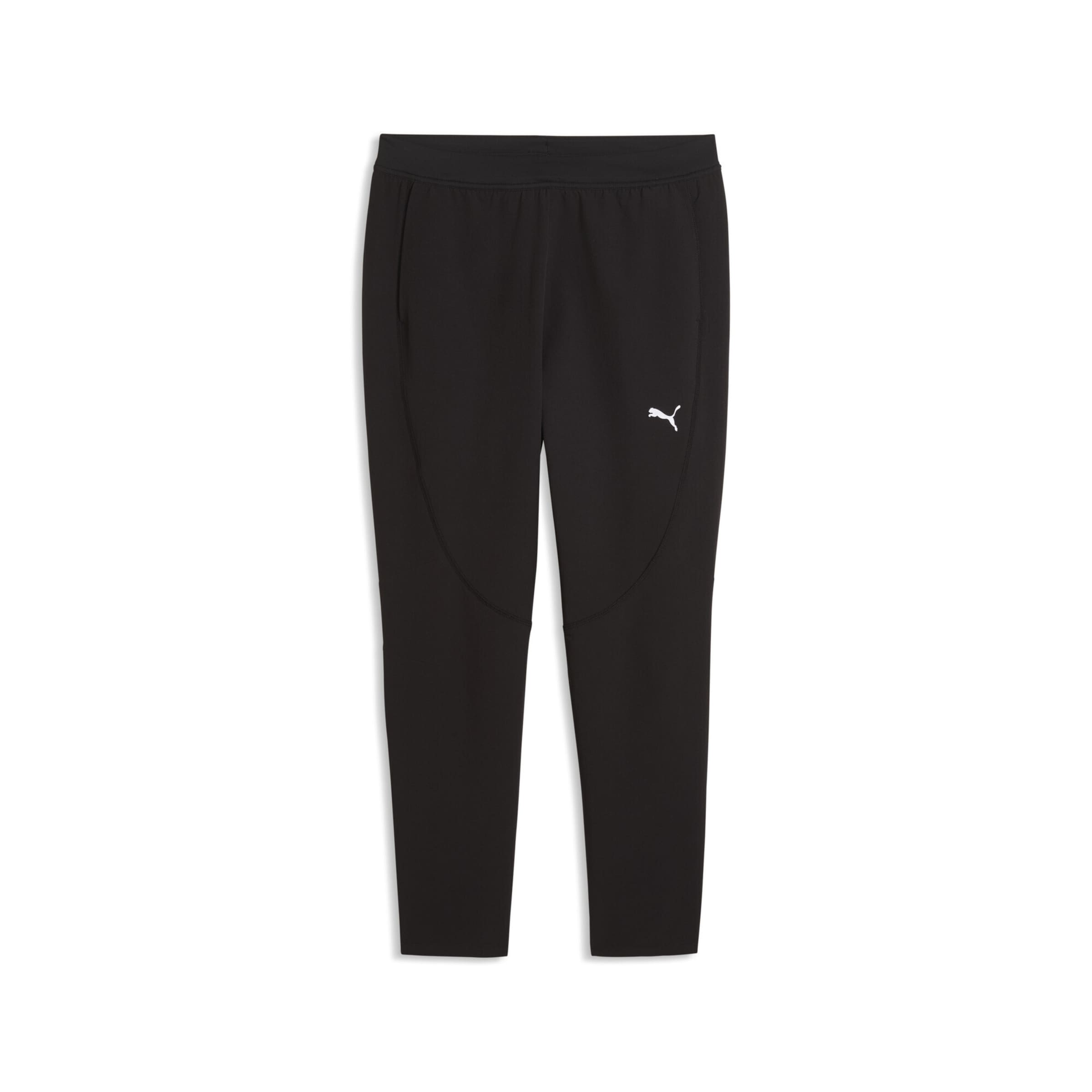 Coupe slim Pantalon de sport PUMA en noir : devant