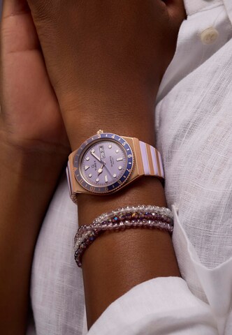 TIMEX Analog Watch in Purple: front
