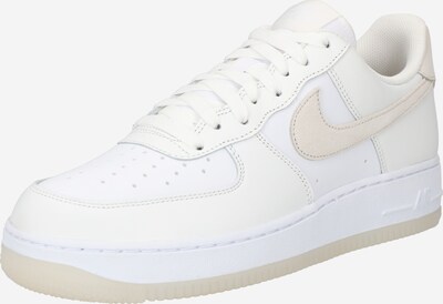 Nike Sportswear Ниски маратонки 'Air Force 1' в светлобежово / бяло, Преглед на продукта