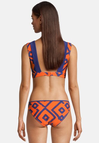 BECO the world of aquasports Bustier Bikini 'Inka Graphic' in Orange