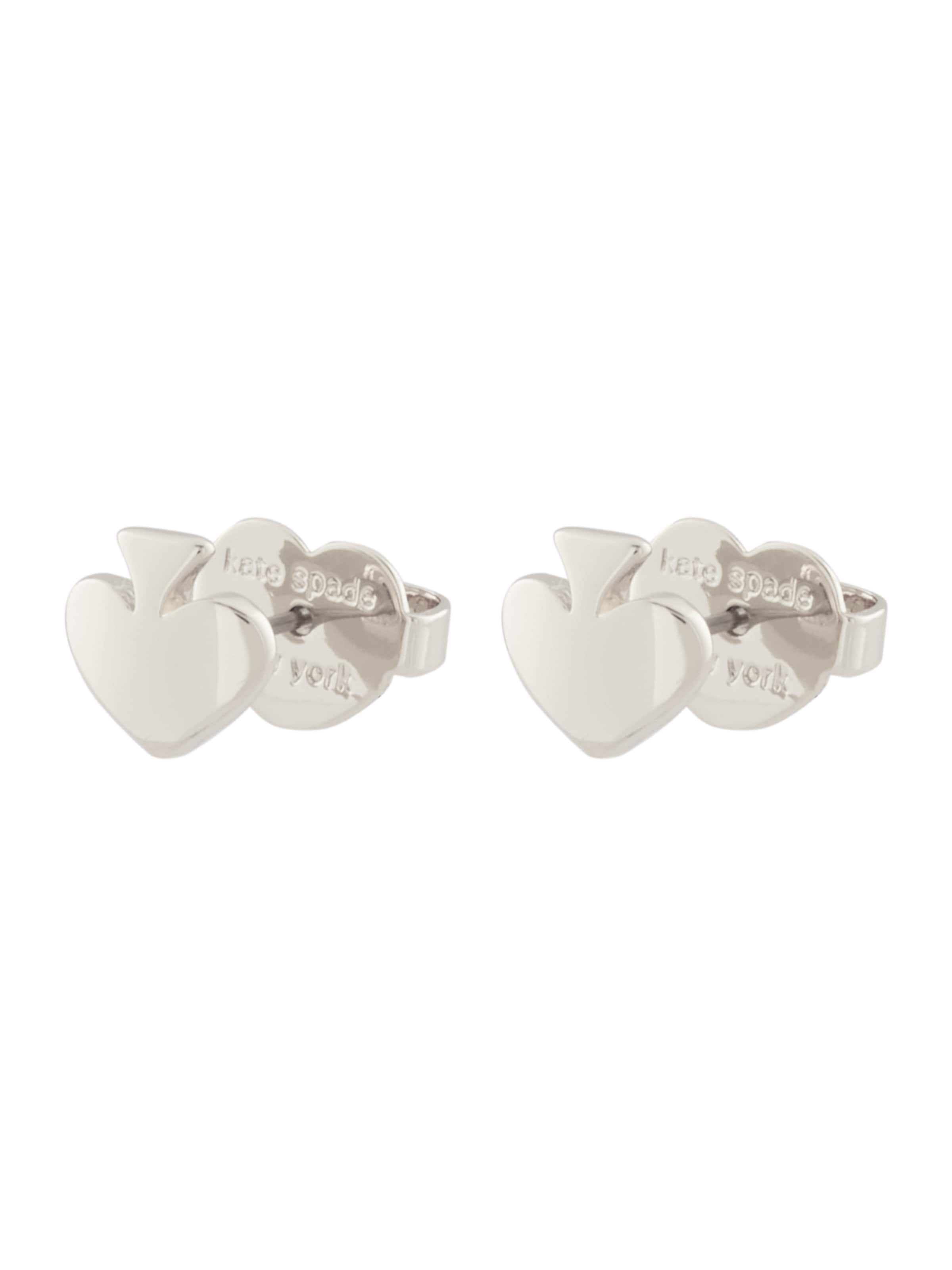 Boucles d'oreilles 'So Spade Studs' Kate Spade en argent : devant