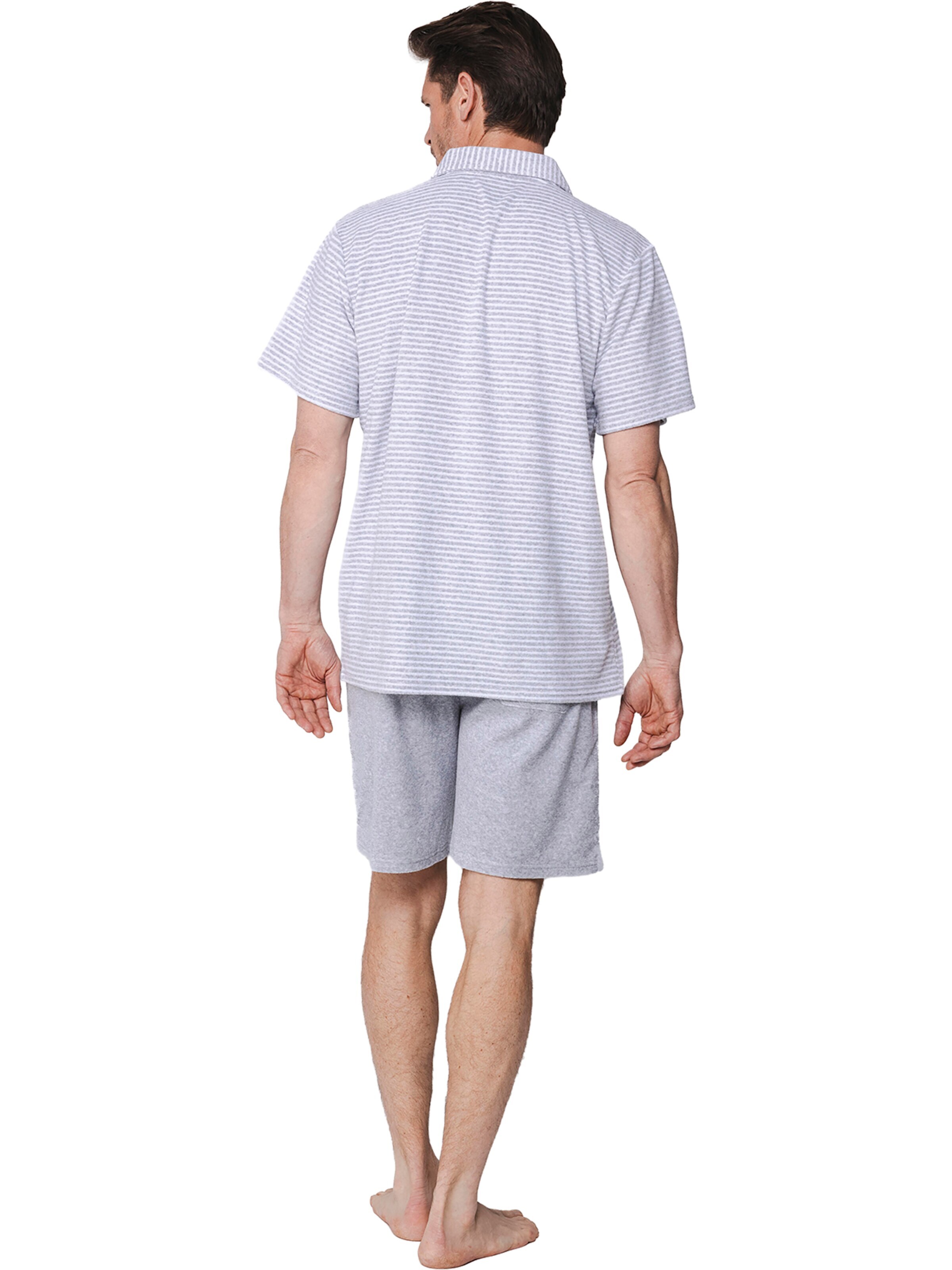 Pyjama court 'Shortama' Pastunette en gris