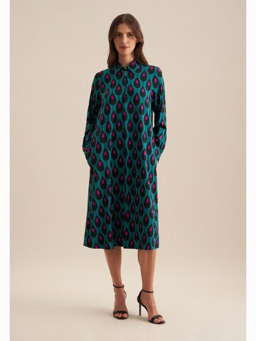 SEIDENSTICKER Blousejurk 'Schwarze Rose' in Groen