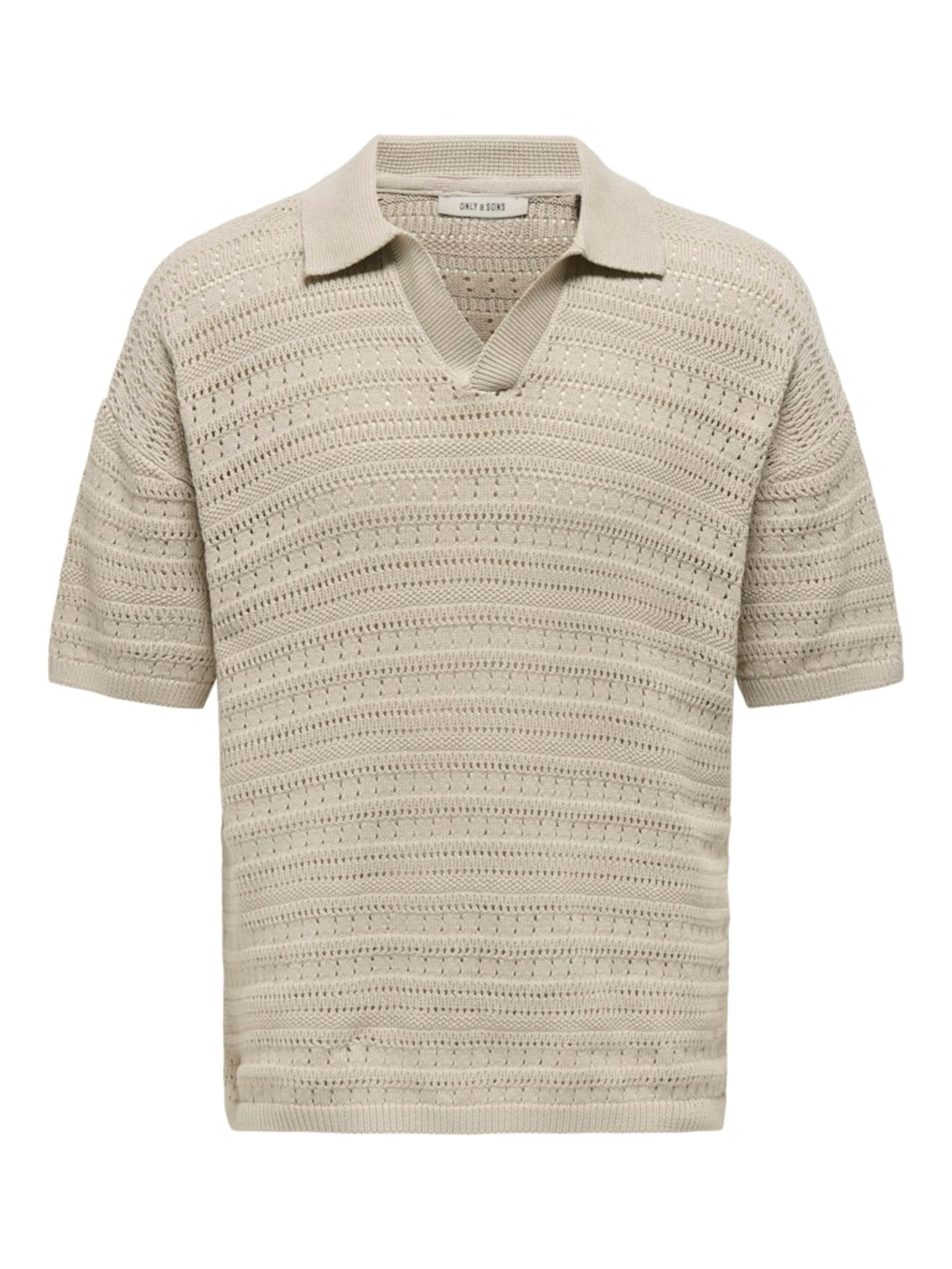 Only & Sons Πουλόβερ 'ONSGRAYSON' σε μπεζ: μπροστά