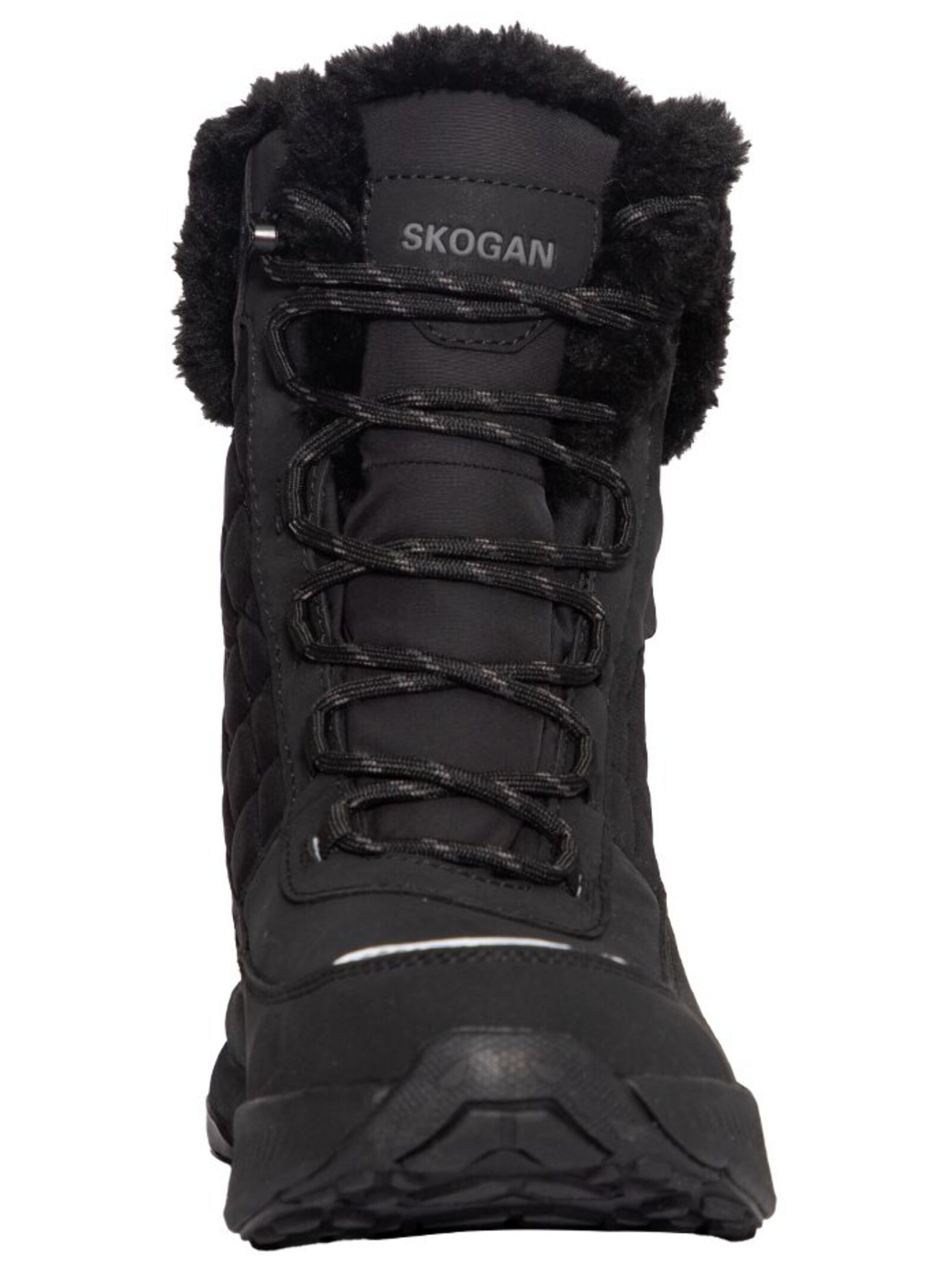 SKOGAN Snow boots in Black: front
