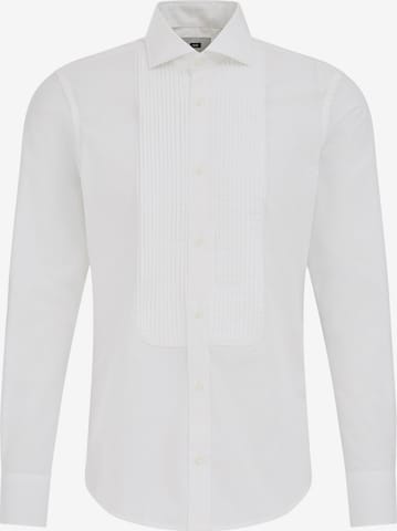 WE Fashion Regular Fit Paita värissä valkoinen: etupuoli