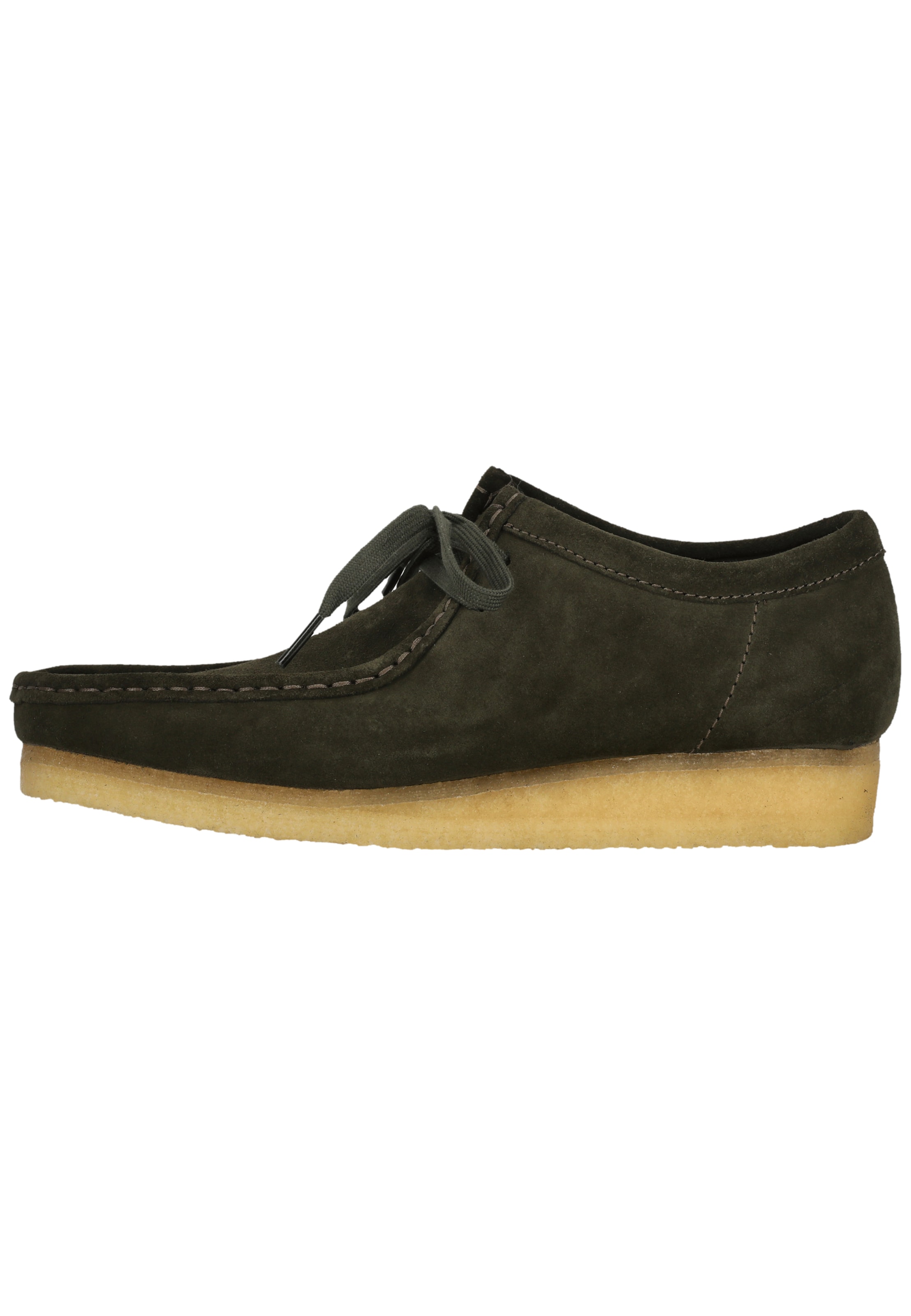 CLARKS Lace-up shoe 'Wallabee Forest' in Green