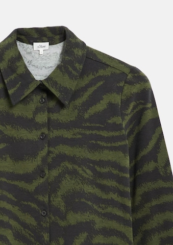 s.Oliver Blouse in Groen: bovenkant