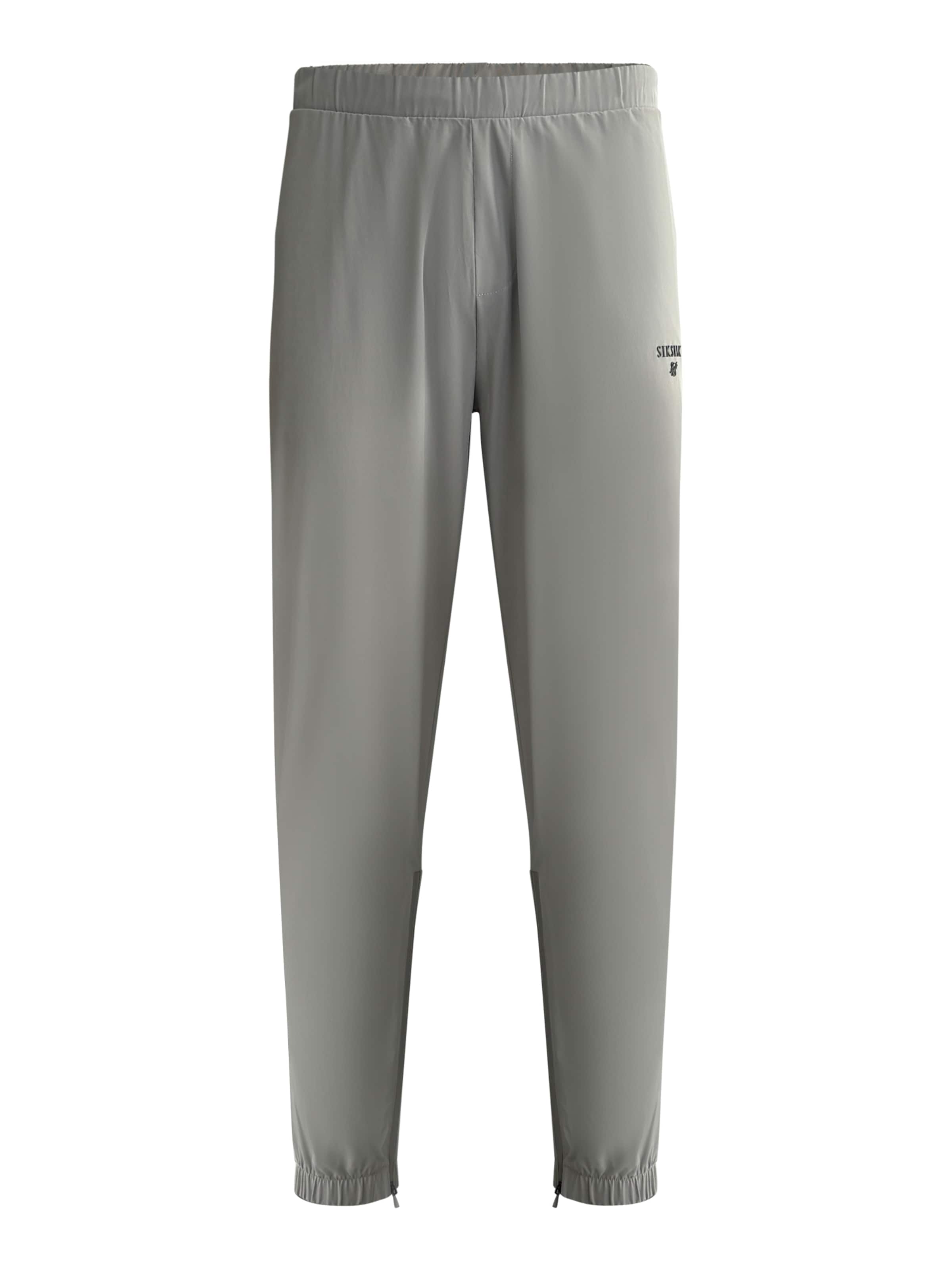 SikSilk Tapered Broek in Grijs: voorkant
