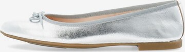 Bianco Ballet Flats in Silver