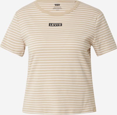 LEVI'S ® Majica 'Graphic Rickie Tee' | pesek / črna / bela barva, Prikaz izdelka