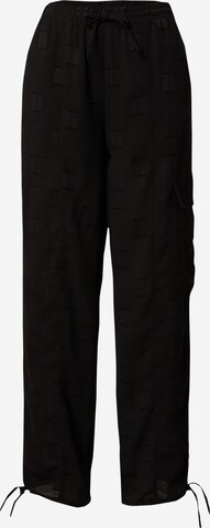 Hofmann Copenhagen Loose fit Cargo Pants 'OCTAVIA' in Black: front