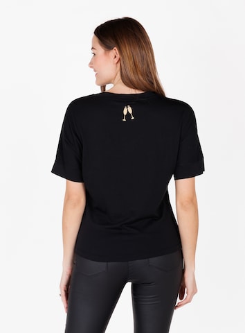 Key Largo Shirt 'WT CHAMPAGNE' in Black