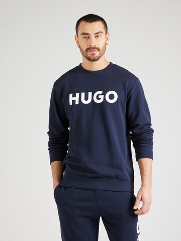 HUGO - Sudadera 'Dem' en azul: frente