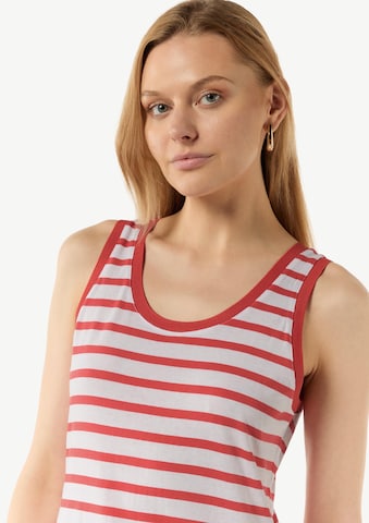 comma casual identity Top in Rood