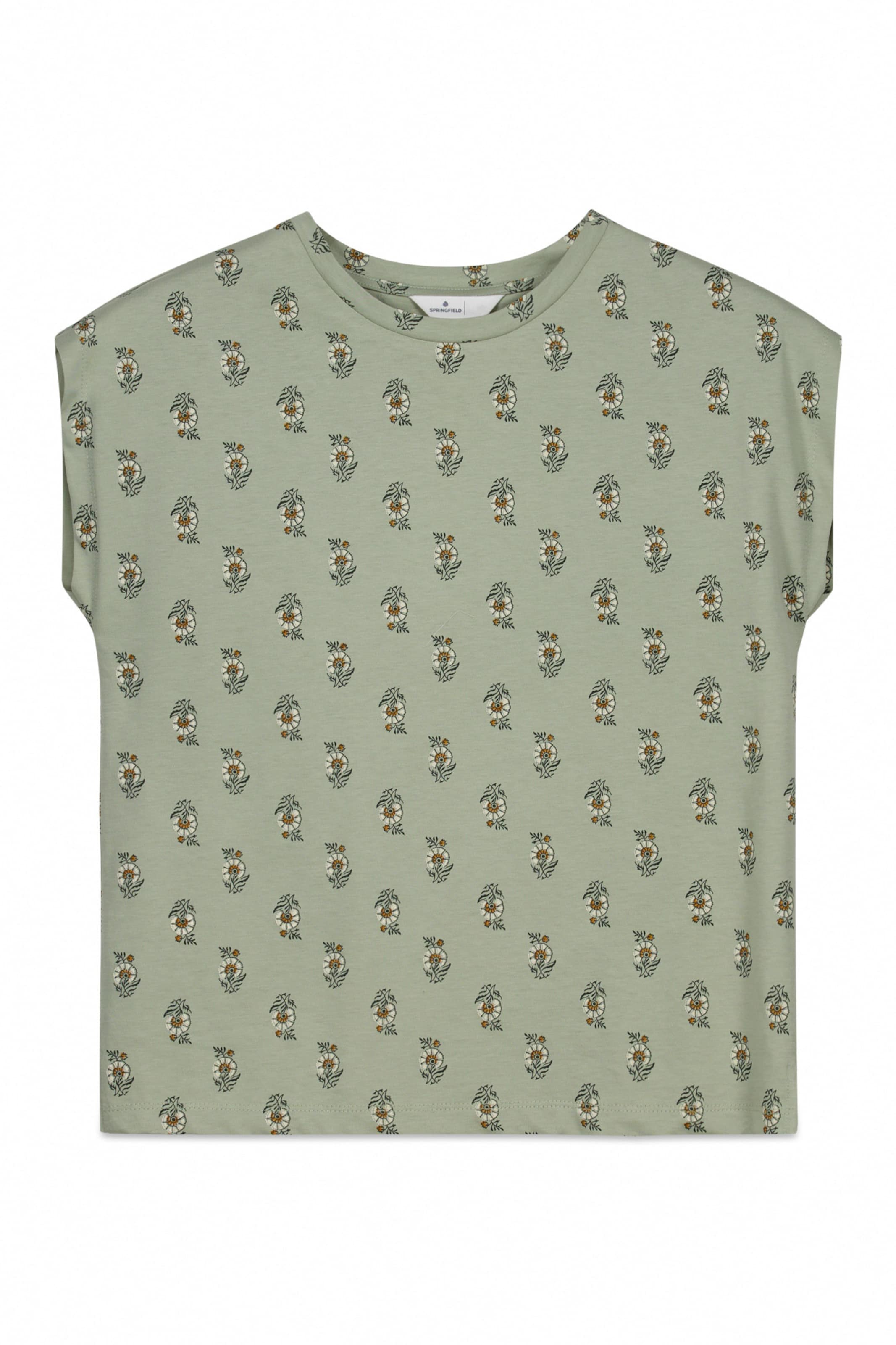 Springfield Shirt in Grün: Vorderseite